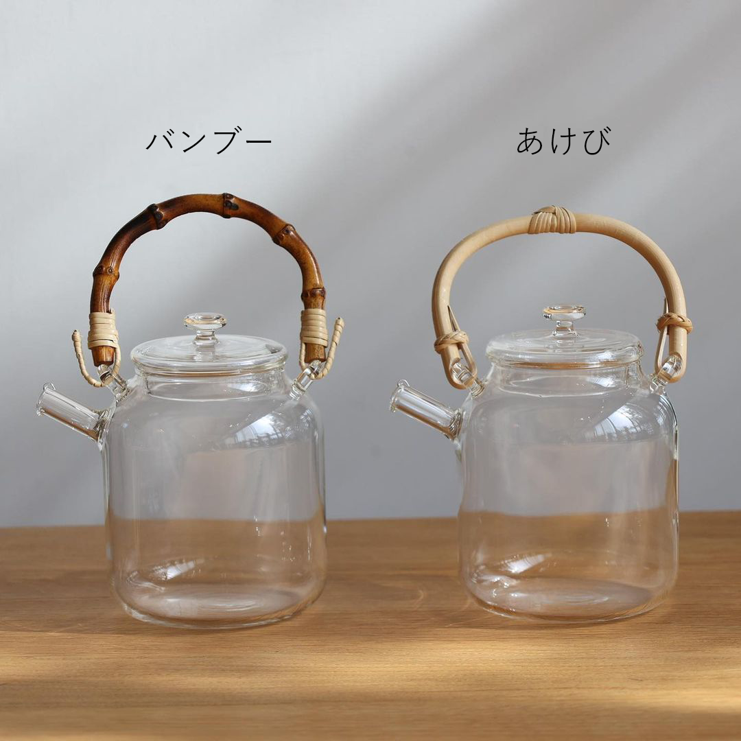 リビングモチーフガラス急須新品未使用品　(日の出ガラススタジオプレパも STUDIO PREPA (スタジオプレパ）