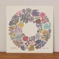 BIRDS' WORDS (バーズ ワーズ) "POSTER 30 / SHABBY WREATH"