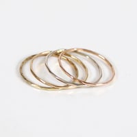SOURCE（ソース）"Melissa Joy Manning / Gold Stacking Rings 4pieces Set(#9)"