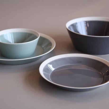 yumiko iihoshi porcelain×木村硝子店"dishes plate180(fog gray)"