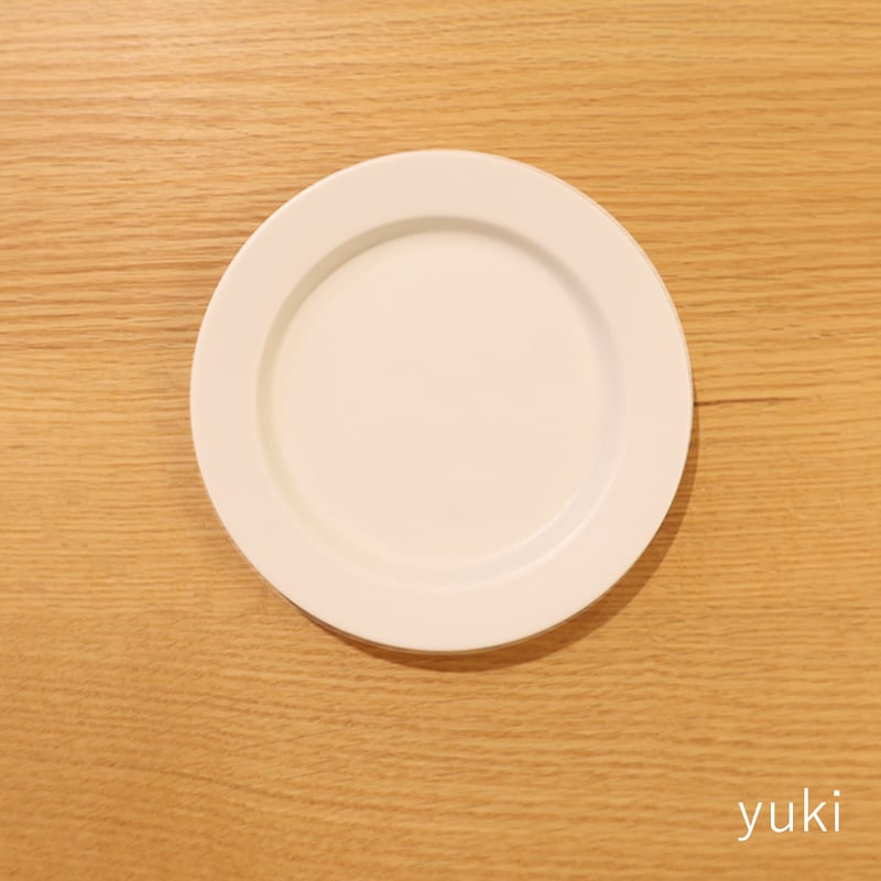 イイホシユミコ アンジュール 廃盤 アイボリー 大皿 ２枚セット くらすこと別注〉yumiko iihoshi porcelain unjour plate ivory