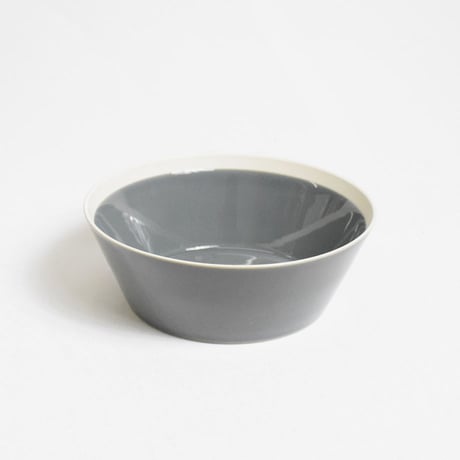 yumiko iihoshi porcelain×木村硝子店"dishes bowl L(fog gray)"