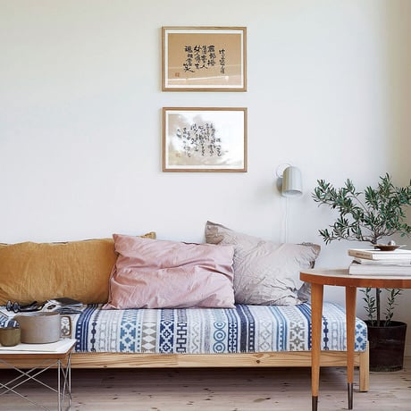 KLIPPAN"ウールブランケット シングル / ベラ(ブルー)"