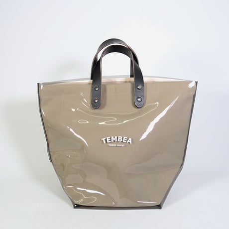 TEMBEA（テンベア）"DELIVERY TOTE PVC / デリバリートート M(BLACK/NATURAL)"