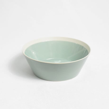 yumiko iihoshi porcelain×木村硝子店"dishes bowl L(pistachio green)"