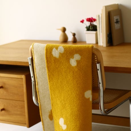 KLIPPAN"ウールブランケット ミニ / CHOUCHO(ゴールド)"