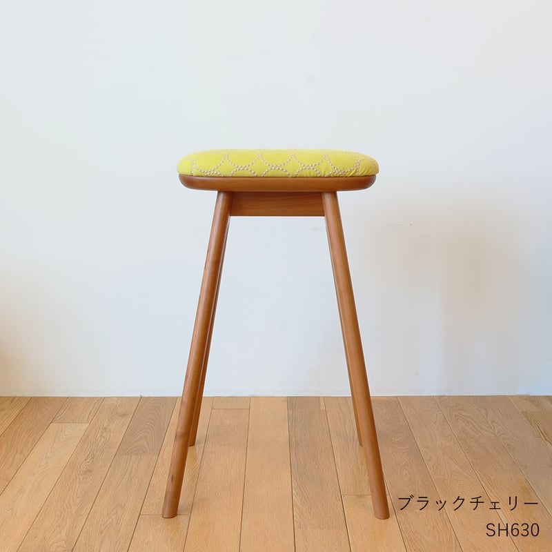 ナガノインテリア　キッチン　スツール　コッペ　木製　ミヤモト家具　SOLID ナガノインテリア｜friendly!! SC338 coupé kitchen stool（高さ