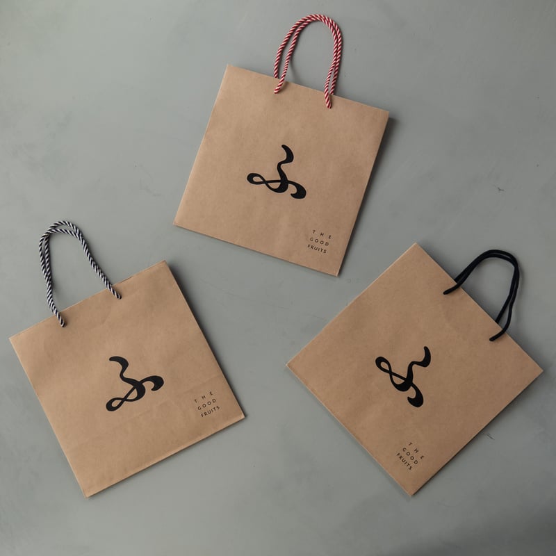 吹上農園の手提げ袋。 | 佐渡島 吹上農園 おいしい柿とルレクチェと。