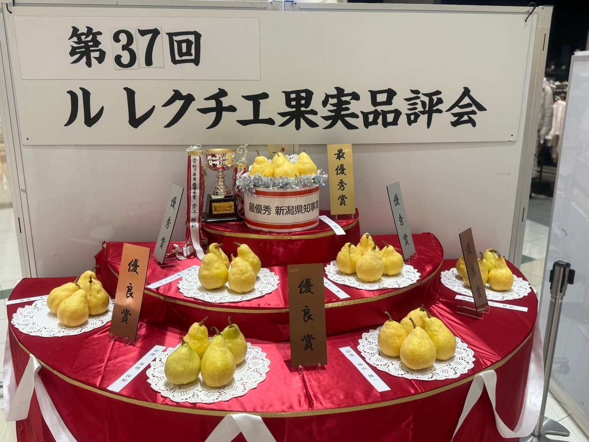 ルレクチェ品評会 優秀賞受賞しました！ | 佐渡島 吹上農園 おいしい柿