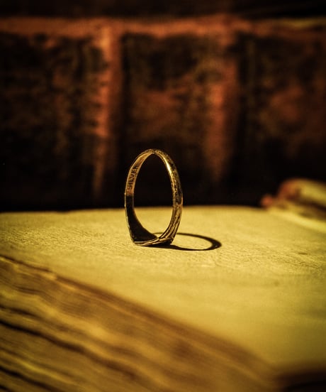 Signet vintage silver ring