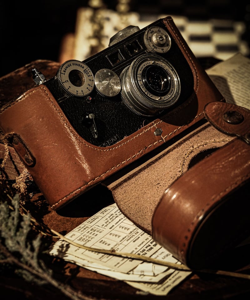 レザーケース付き Argus C3 from 1930's - 1960's [Film c