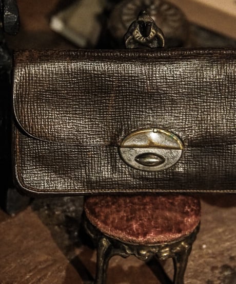 Vintage leather coin case