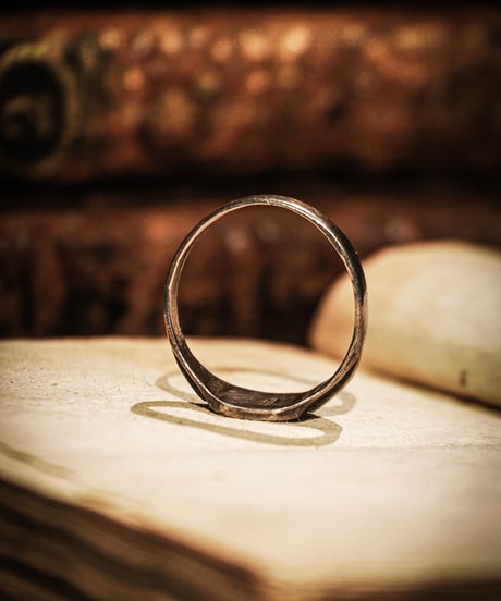 1930s British Sterling Silver Signet Ring