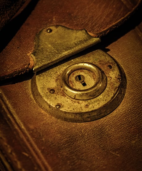 Leather vintage camera bag