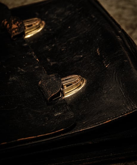 French Vintage Leather Diplomatic Briefcase / 1950–60s “Valise Diplomatique”