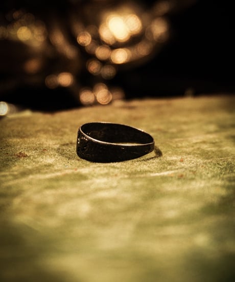 1890's reef antique silver ring