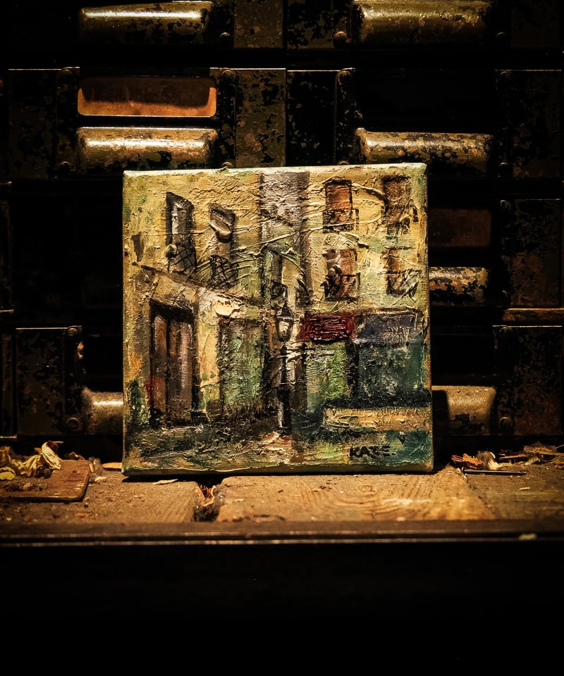 Street lamp] Oil painting by Kaze | WAIOKIRY