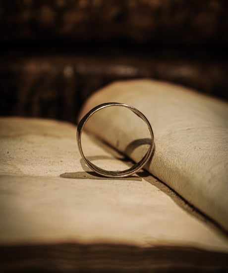 Slap vintage sterling silver ring