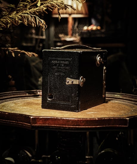 Ensign 2 1/4 B Box Film Camera by Houghton
