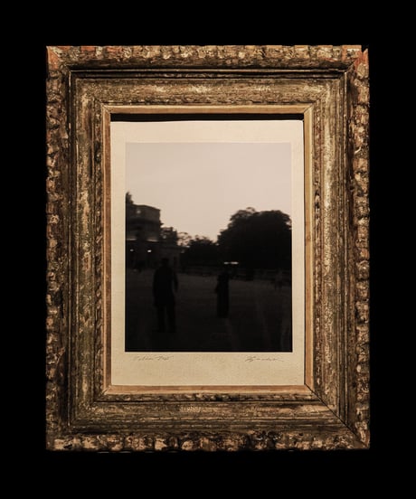 見つめ合う男と女[Photo +Frame SET]