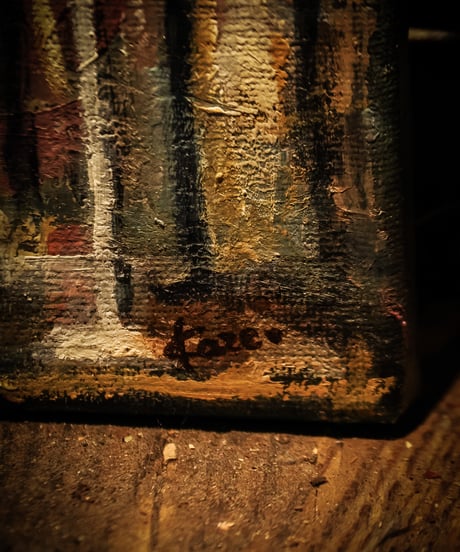 [Cafe de Flore] Oil painting by Kaze