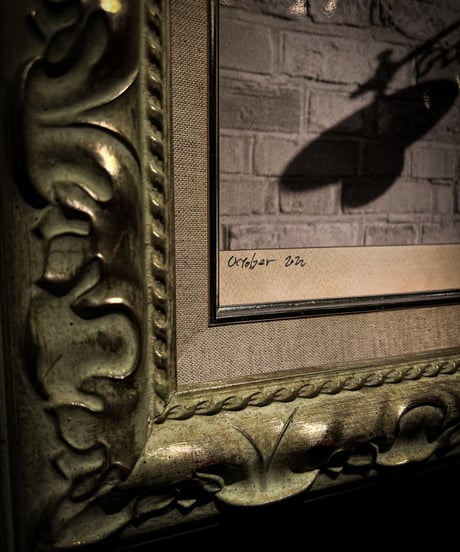 Street lamp shadow [Photo +Frame SET]