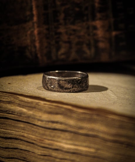 Slap vintage sterling silver ring