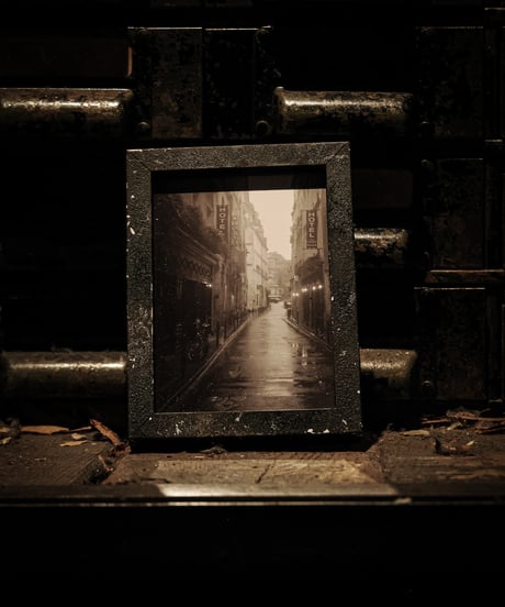 [Street] 1950's Camera Photo in Paris + Frame SET