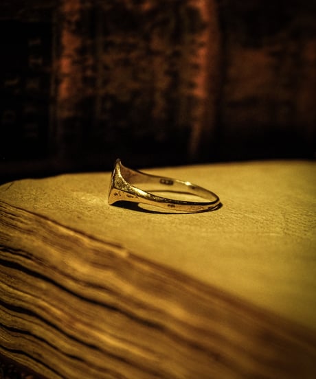 9ct & Silver signet ring
