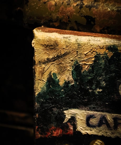 [Cafe de Flore] Oil painting by Kaze