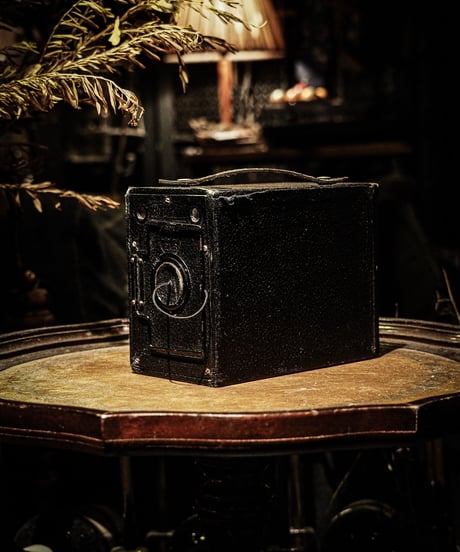 Ensign 2 1/4 B Box Film Camera by Houghton