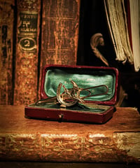 Mid-Century British Horseshoe & Horse Tie Clip