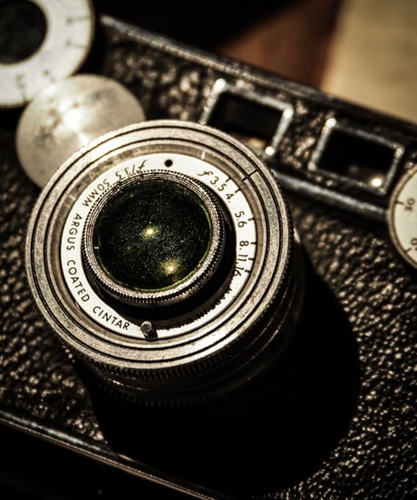 ※レザーケース付き Argus C3 from 1930's - 1960's [Film camera] BLACK 02