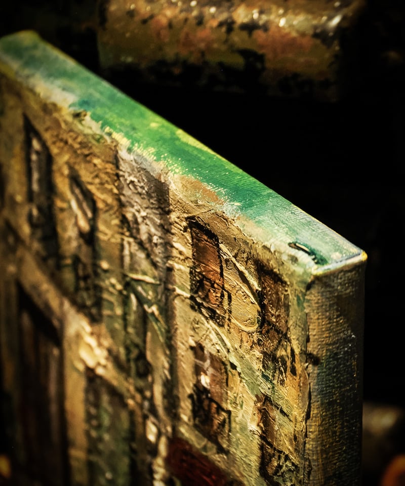 Street lamp] Oil painting by Kaze | WAIOKIRY