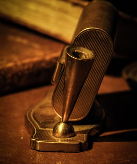 1930's Desk calendar -Brass-