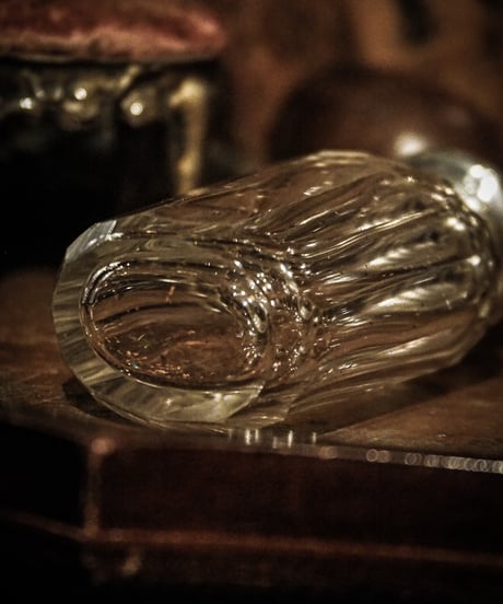 1900's Victorian Silver Topped Dressing Table Bottle
