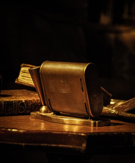1930's Desk calendar -Brass-