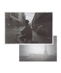 PARIS PHOTO POST CARD [ Louvre Museum back alley ]