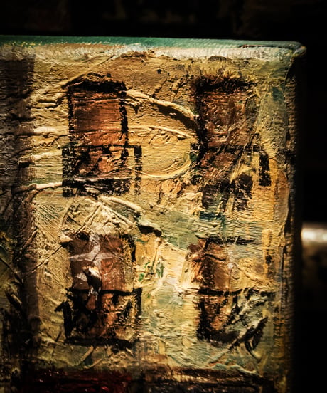 [Street lamp] Oil painting by Kaze