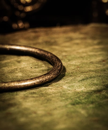 Machine parts brass bracelet