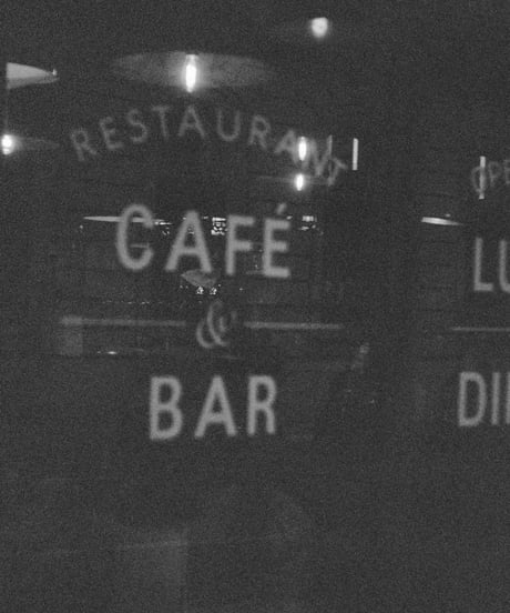 Cafe window [Photo +Frame SET]