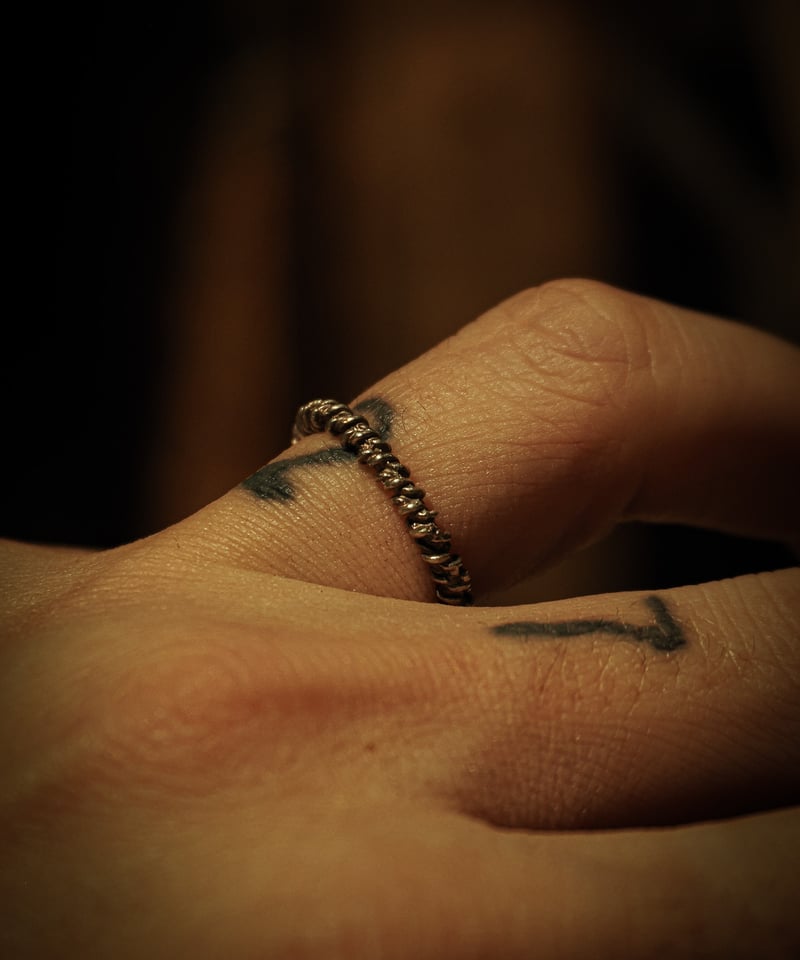 British Sterling Silver Twisted Eternity Ring |