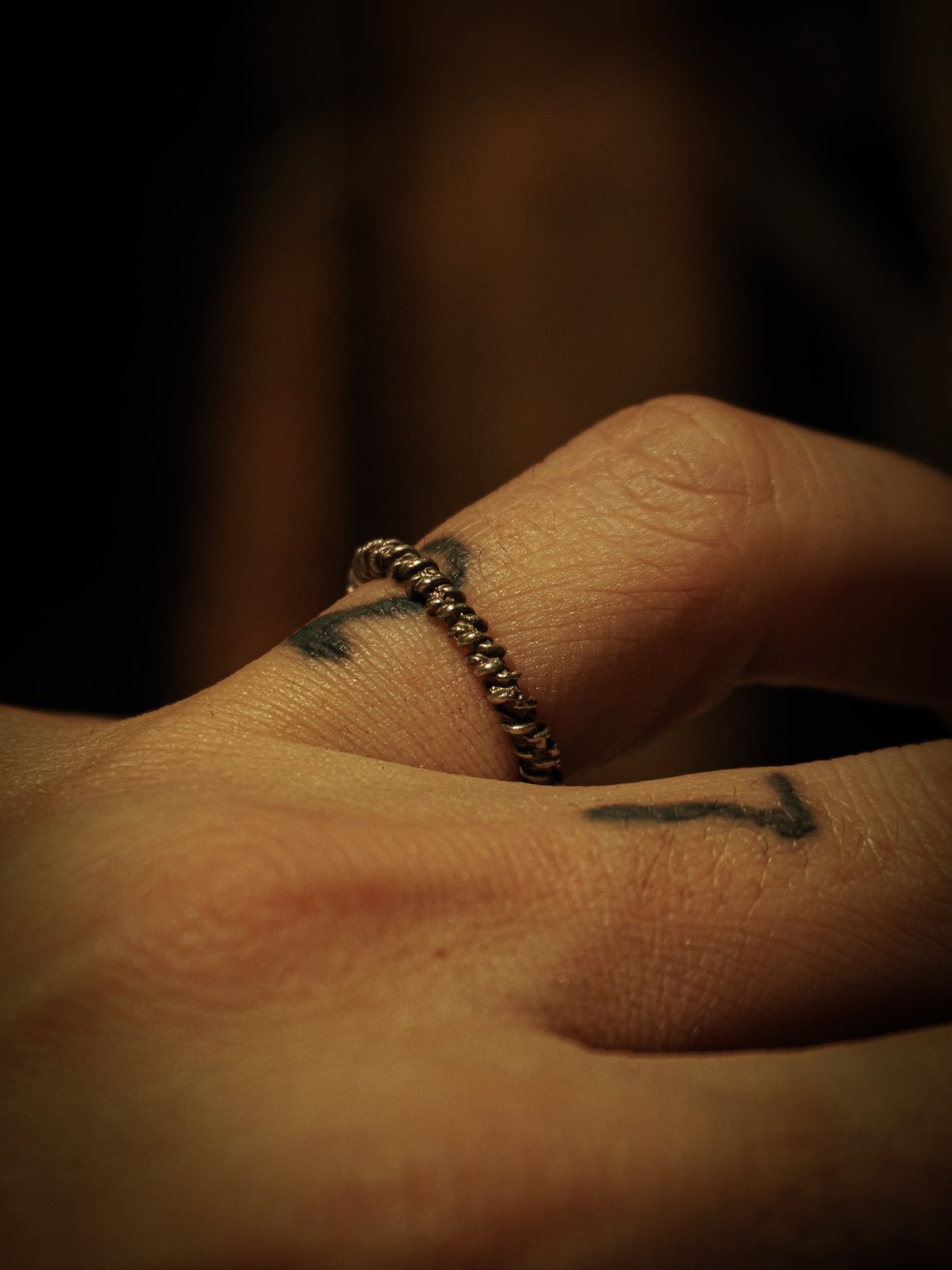 British Sterling Silver Twisted Eternity Ring |