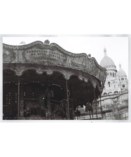 PARIS PHOTO POST CARD [ Merry-go-round ]