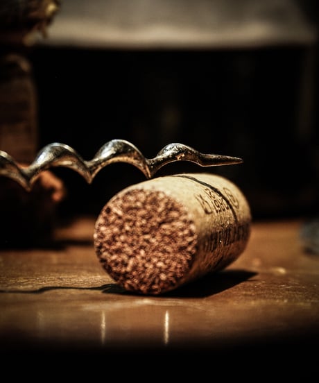 Silver vintage corkscrew