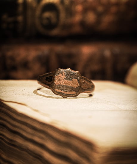 Medieval Bronze Signet Ring
