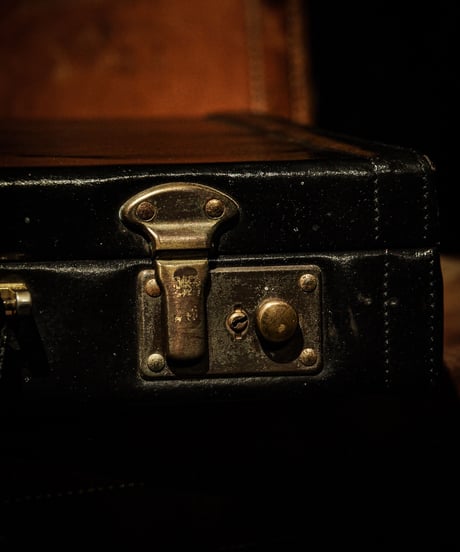 Vintage real leather attaché case