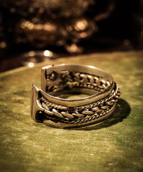 Mexican jewelry vintage silver bangle