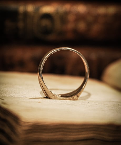 1900-1930's Early 20th Century British Silver Signet Ring