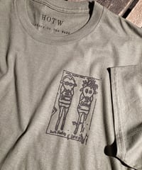 H.O.T.W graphic Tee #2 (KHAKI)